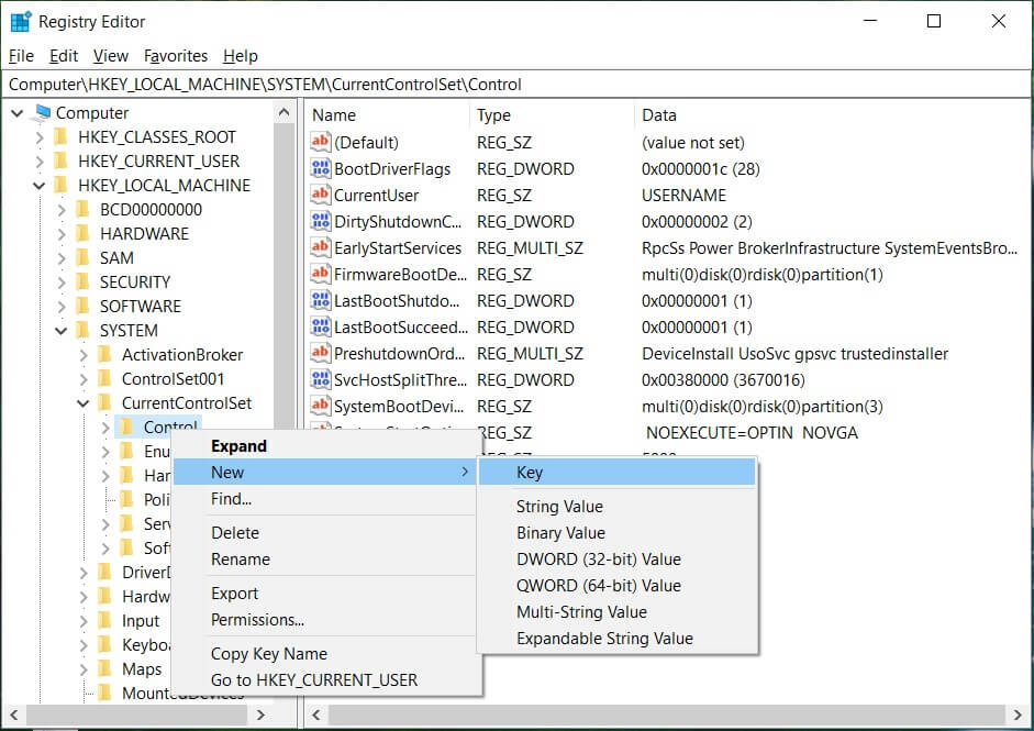 導航 HKEY_LOCAL_MACHINE\SYSTEM\CurrentControlSet\Control\StorageDevicePolicies