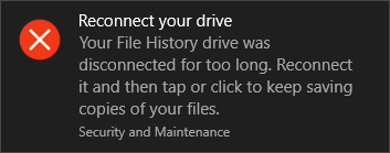 Исправить предупреждение о повторном подключении диска в Windows 10.