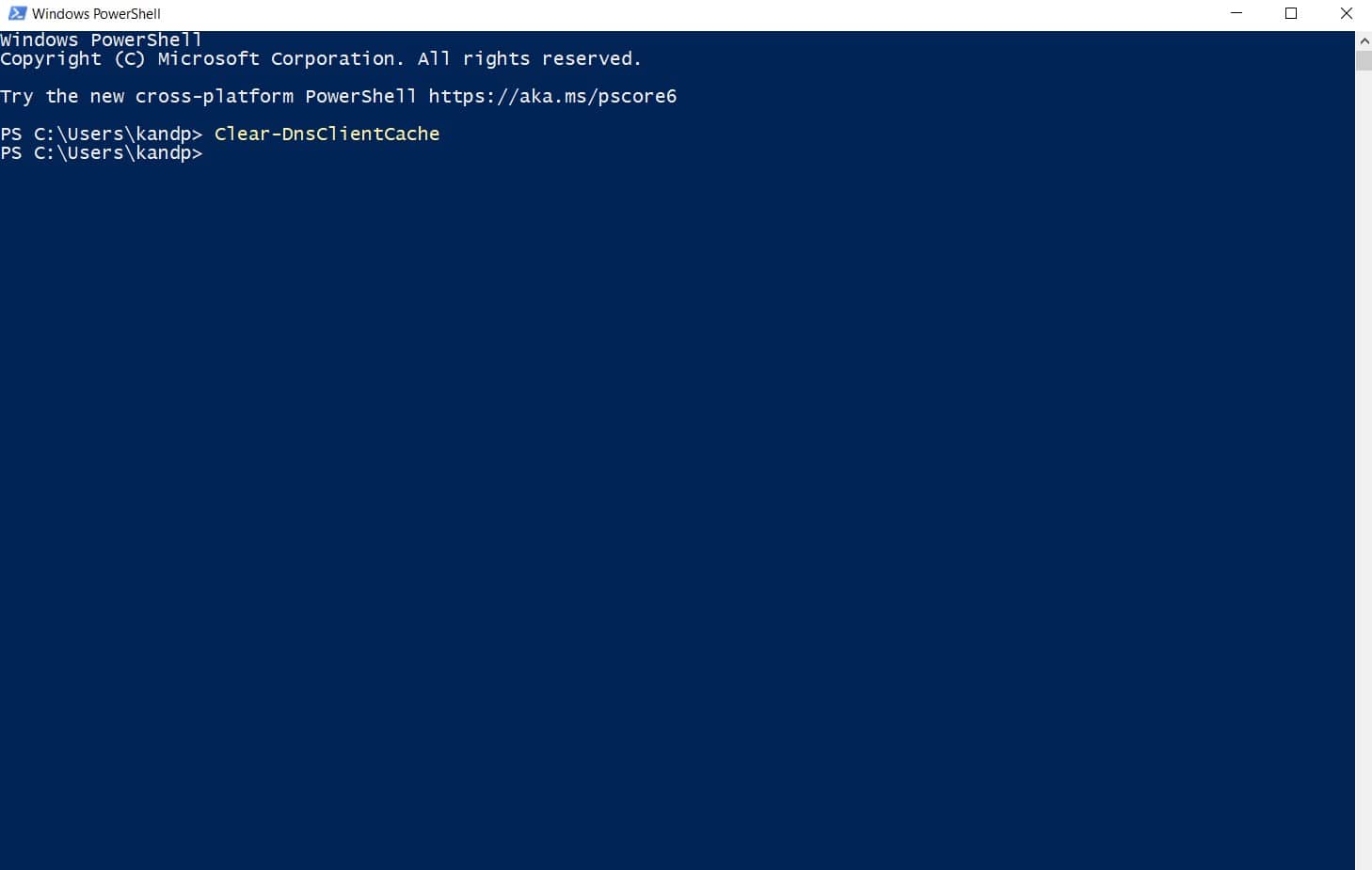 Clear-DnsClientCache | DNS Önbelleğini Temizleyin ve Sıfırlayın