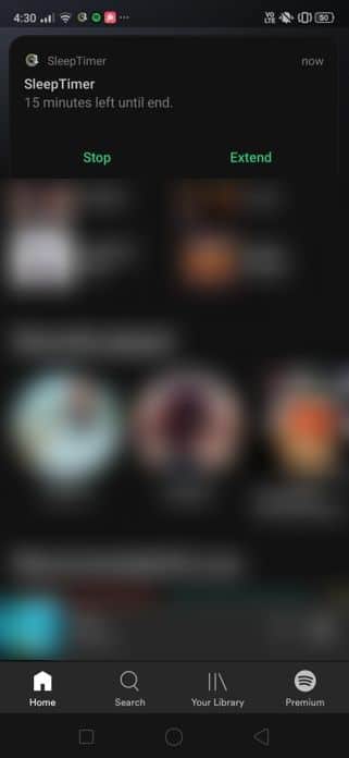 Uygulama sizi varsayılan müzik çalarınıza yönlendirecektir.