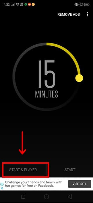 ekranın sol alt kısmında bulunan Başlat ve Oynatıcı seçeneğine tıklayın.