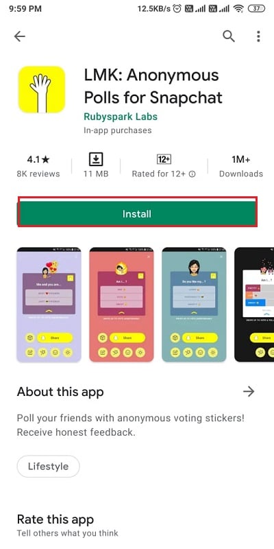 LMK匿名ポーリングをインストールする