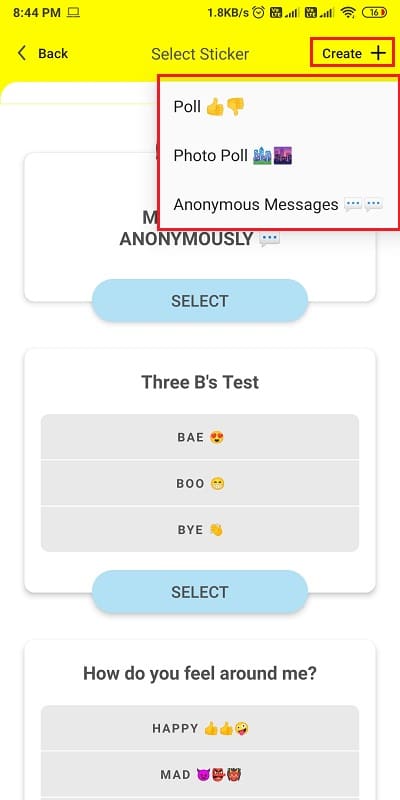 これらの3つのオプションのいずれかを選択します。