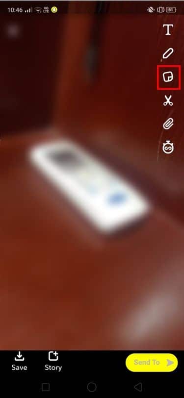 按下屏幕右側的貼紙按鈕。 | Sus在文本俚語中是什麼意思