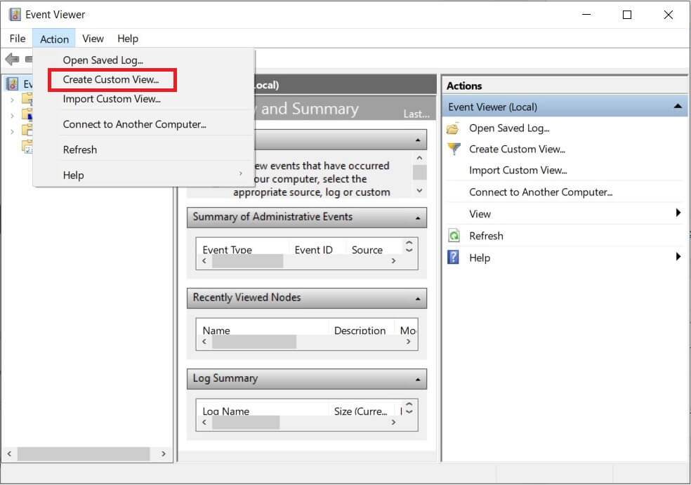 özel görünüm oluştur