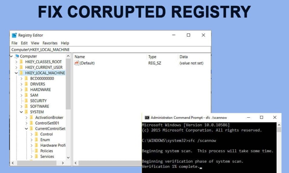 Windows 10'da Bozuk Kayıt Defterini Düzeltin