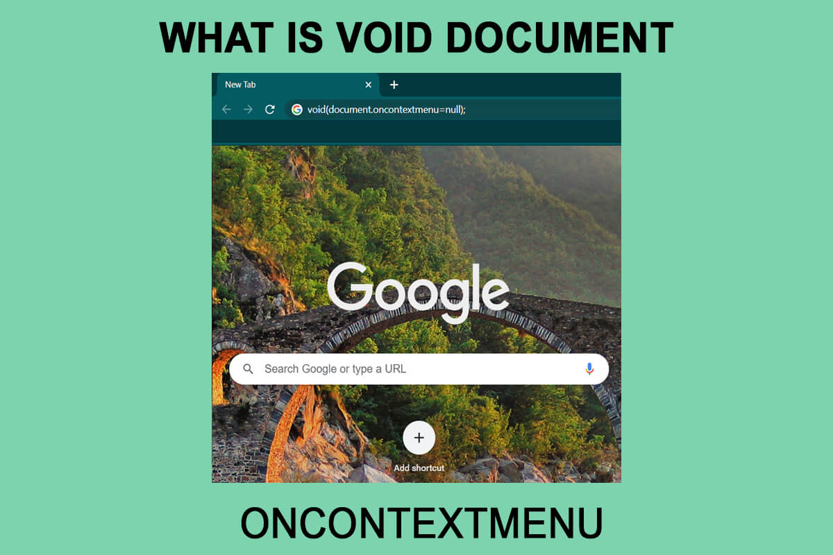 Void DocumentOncontextmenuとは