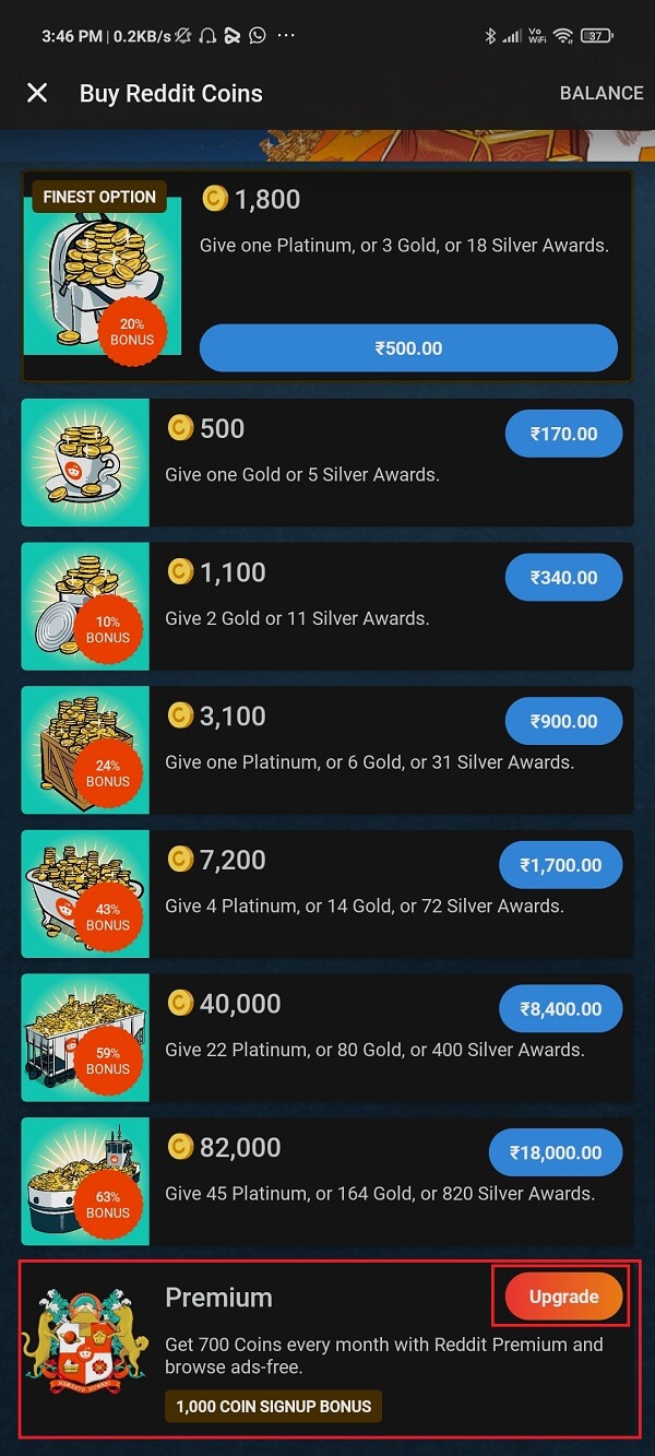 Reddit premium sekmesine dokunun | r/all feed'inizden Subredditler nasıl engellenir?