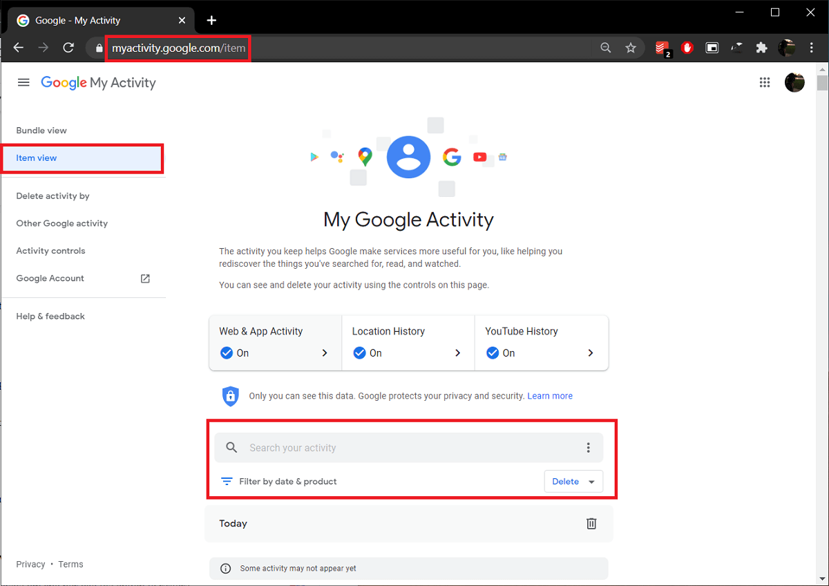 使用按日期和產品篩選