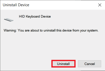 Devam etmek için Kaldır'a tıklayın