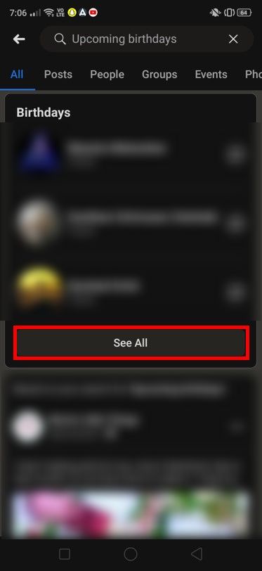 Clique no botão 'Ver tudo' para ver a lista completa.