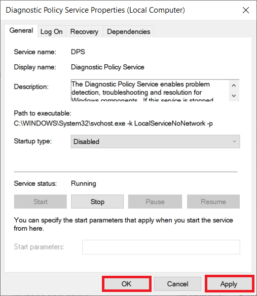 Değişiklikleri kaydetmek için Uygula düğmesine tıklayın