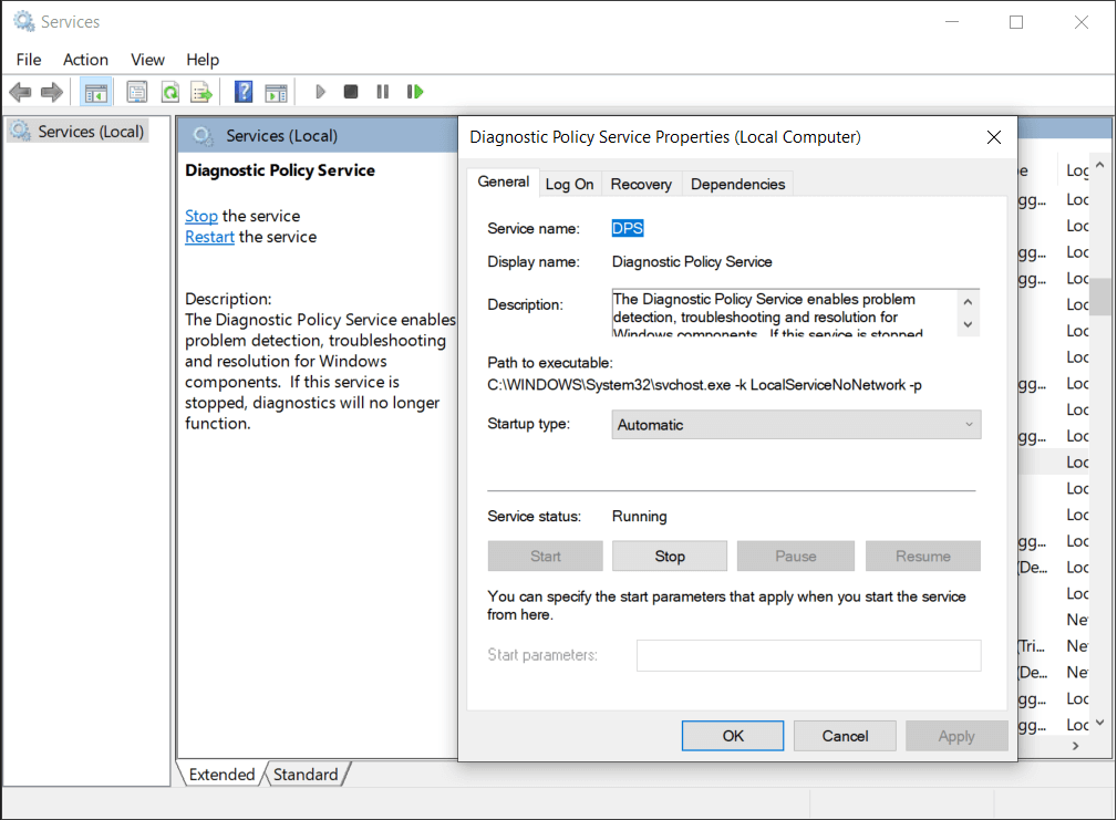 Tanılama Hizmeti Politikası