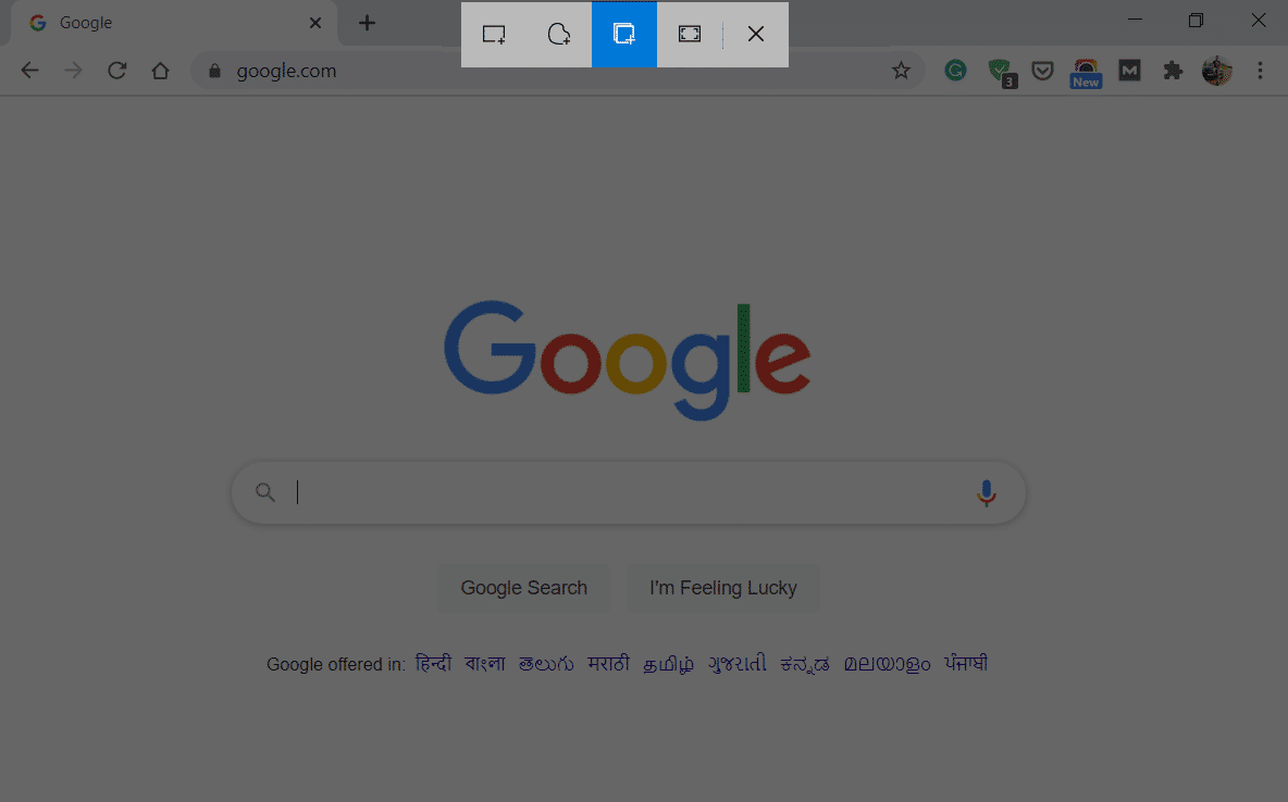 Capturez une capture d'écran personnalisée à l'aide de l'outil Snip dans Windows 10