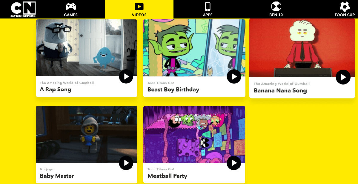 réseau de dessin animé | Top 13 des sites Web pour regarder des dessins animés en ligne