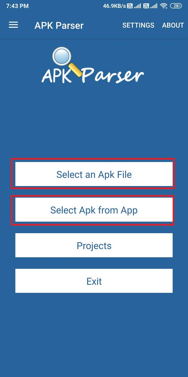appuyez sur "Sélectionner Apk à partir de l'application" ou "Sélectionner un fichier Apk". | Erreur d'application non installée sur Android