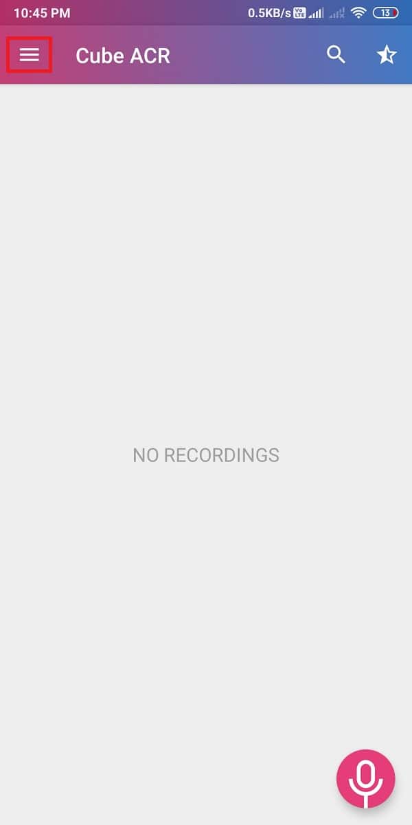 atingeți trei linii orizontale sau pictograma hamburger din colțul din stânga sus | Cum să înregistrați apeluri video și vocale WhatsApp