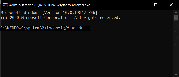 ipconfig flushdns