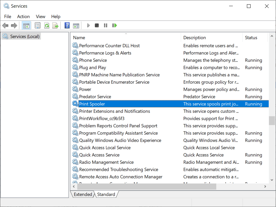 Pourquoi une tâche d'impression reste bloquée dans Windows 10
