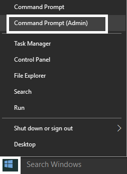prompt de comando administrador | Corrigir o Windows 10 não será desligado completamente