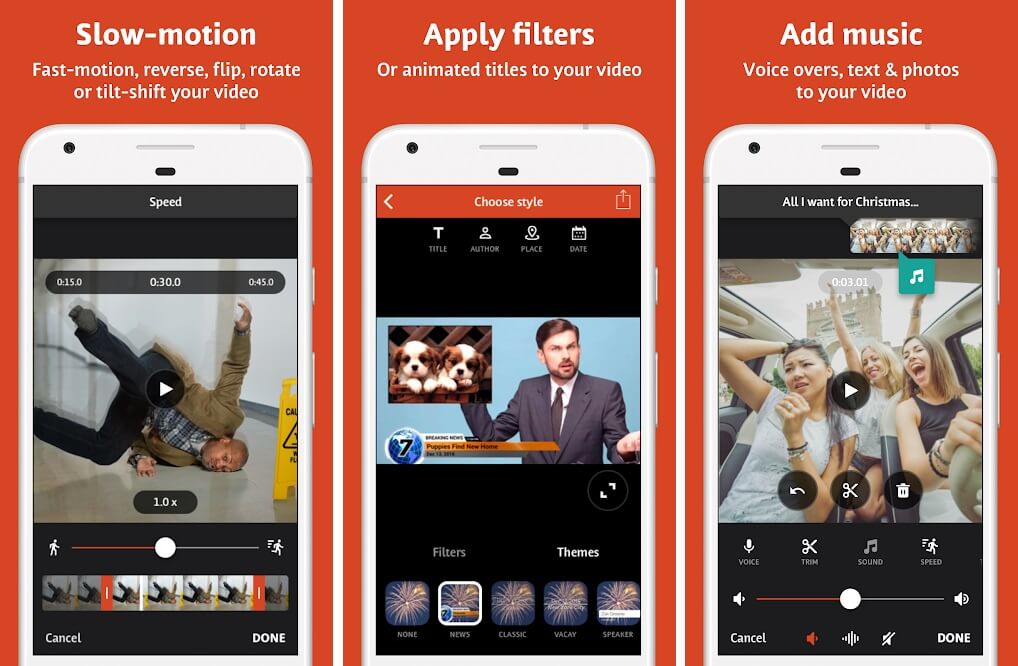 Rendez-vous sur le Google Play Store et installez 'Videoshop-Video editor'
