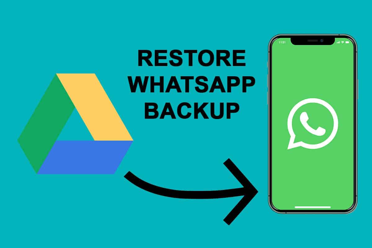 Restaurer la sauvegarde Whatsapp de Google Drive vers l'iPhone