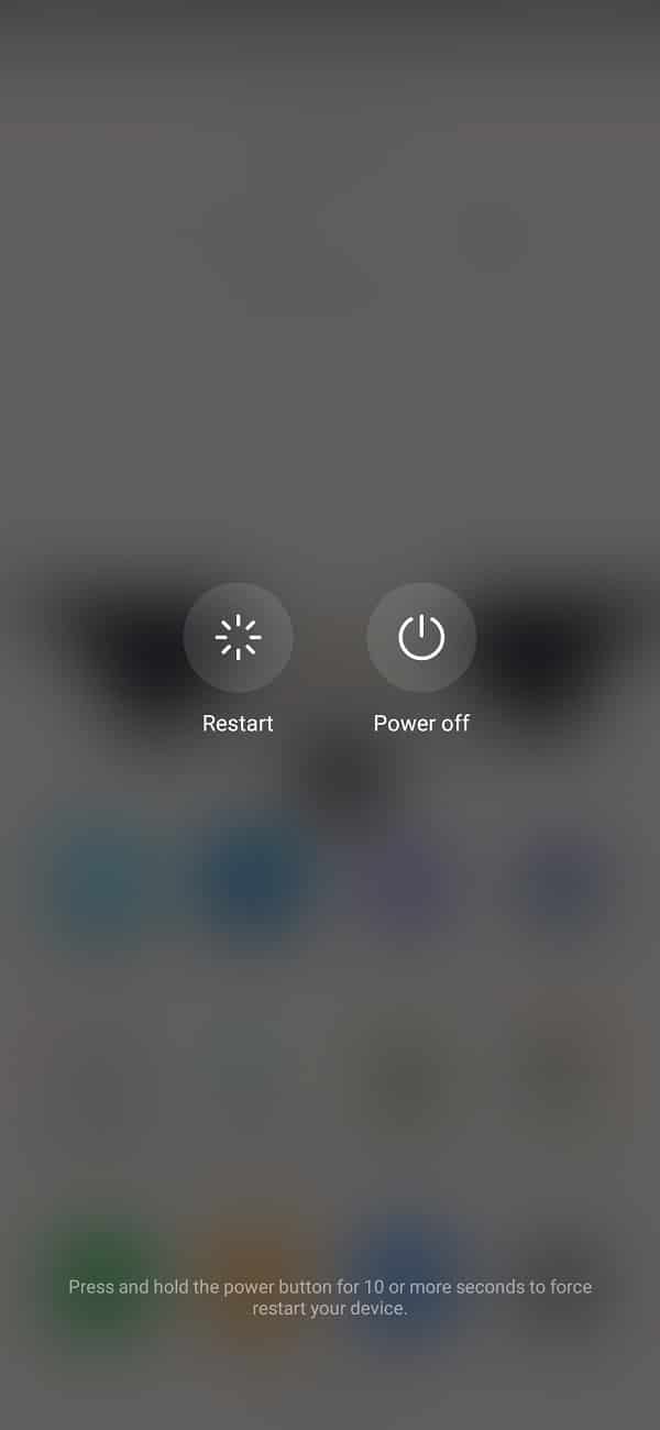 Redémarrez votre téléphone pour résoudre le problème | Comment réparer l'écran tactile qui ne répond pas sur un téléphone Android ?
