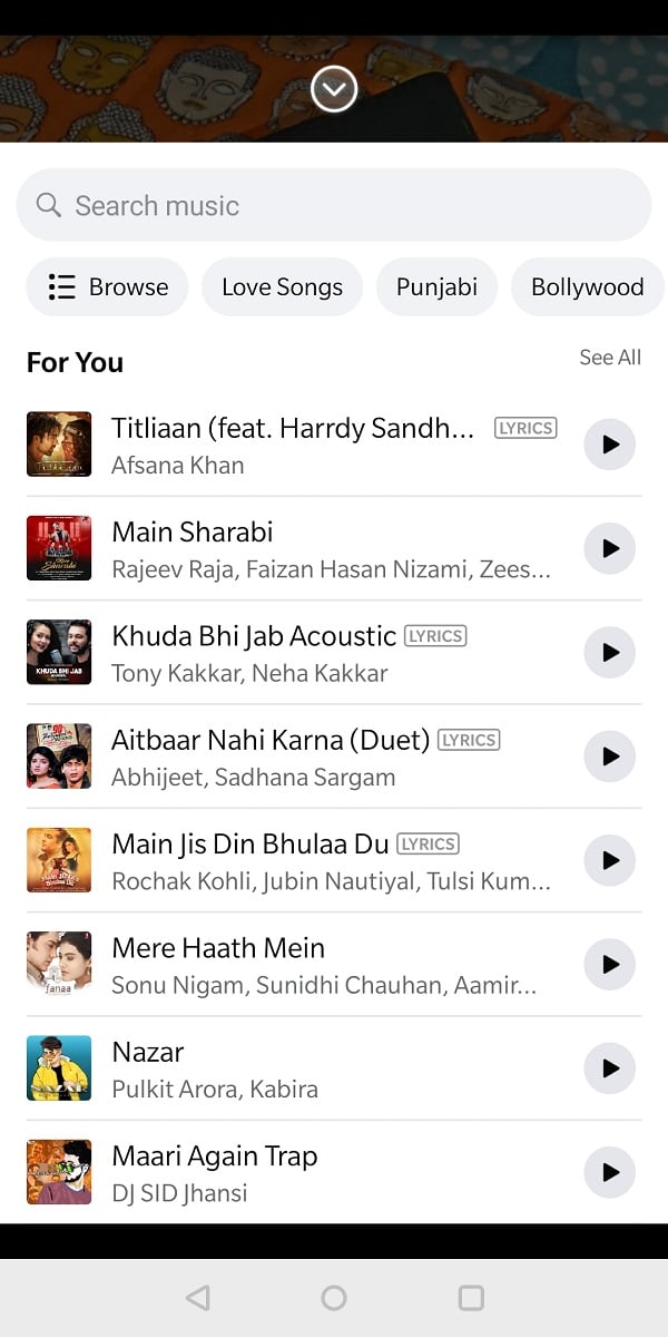 Odată ce îl găsiți în listă, atingeți melodia pentru a o adăuga și ați terminat!