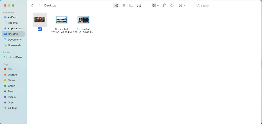 Collez le contenu du dossier GIF que vous venez de créer dans le dossier de votre téléphone.