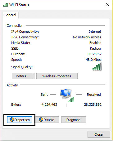 propriedades wi-fi