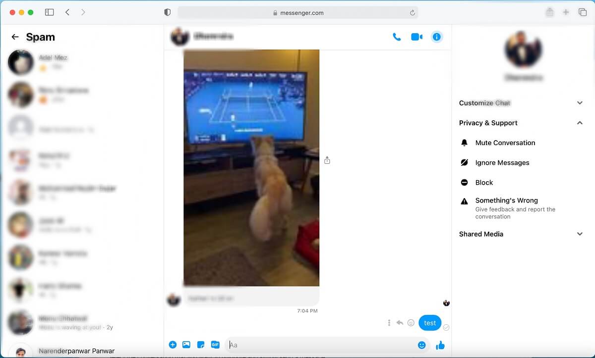 Temukan percakapan yang ingin Anda abaikan dan kirim pesan | Cara Mengabaikan dan Mengabaikan Pesan di Messenger
