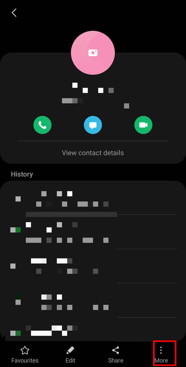 Appuyez sur l'option Plus dans la barre de menu inférieure. | Comment bloquer les numéros privés sur les appareils Android