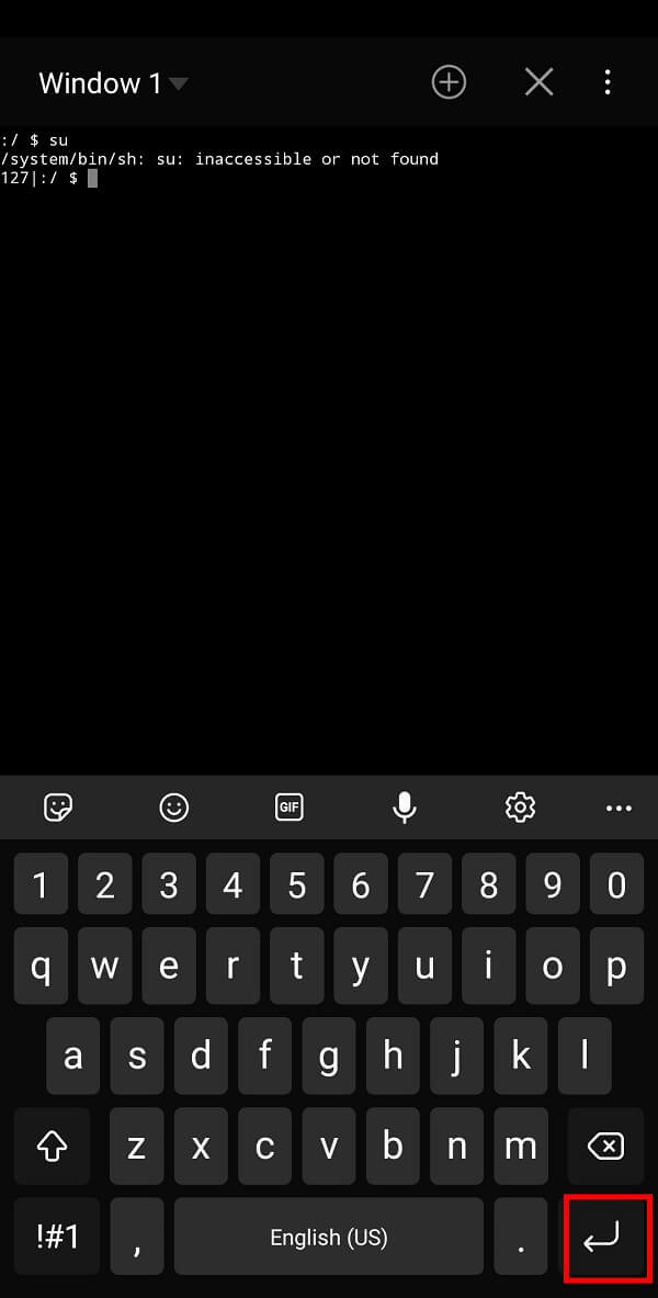 Si l'application revient inaccessible ou introuvable, cela signifie que votre appareil n'est pas rooté