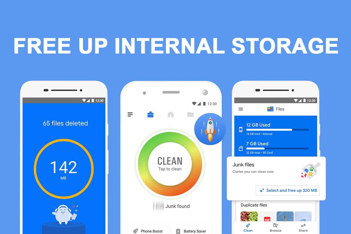 Eliberați stocarea internă