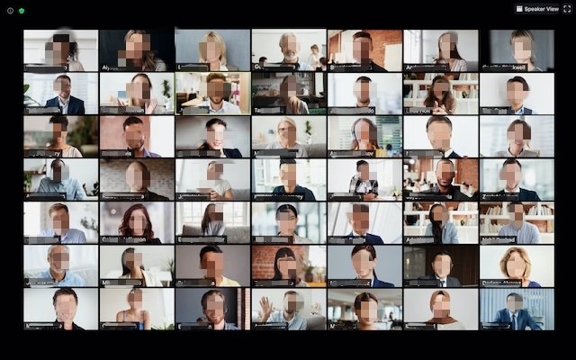 dirigez-vous vers l'option "Vue de la galerie" présente dans le coin supérieur droit pour voir 49 participants par page.