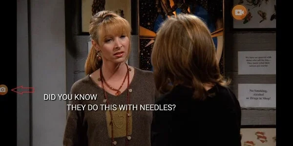 noua pictogramă pentru cameră va apărea pe ecran