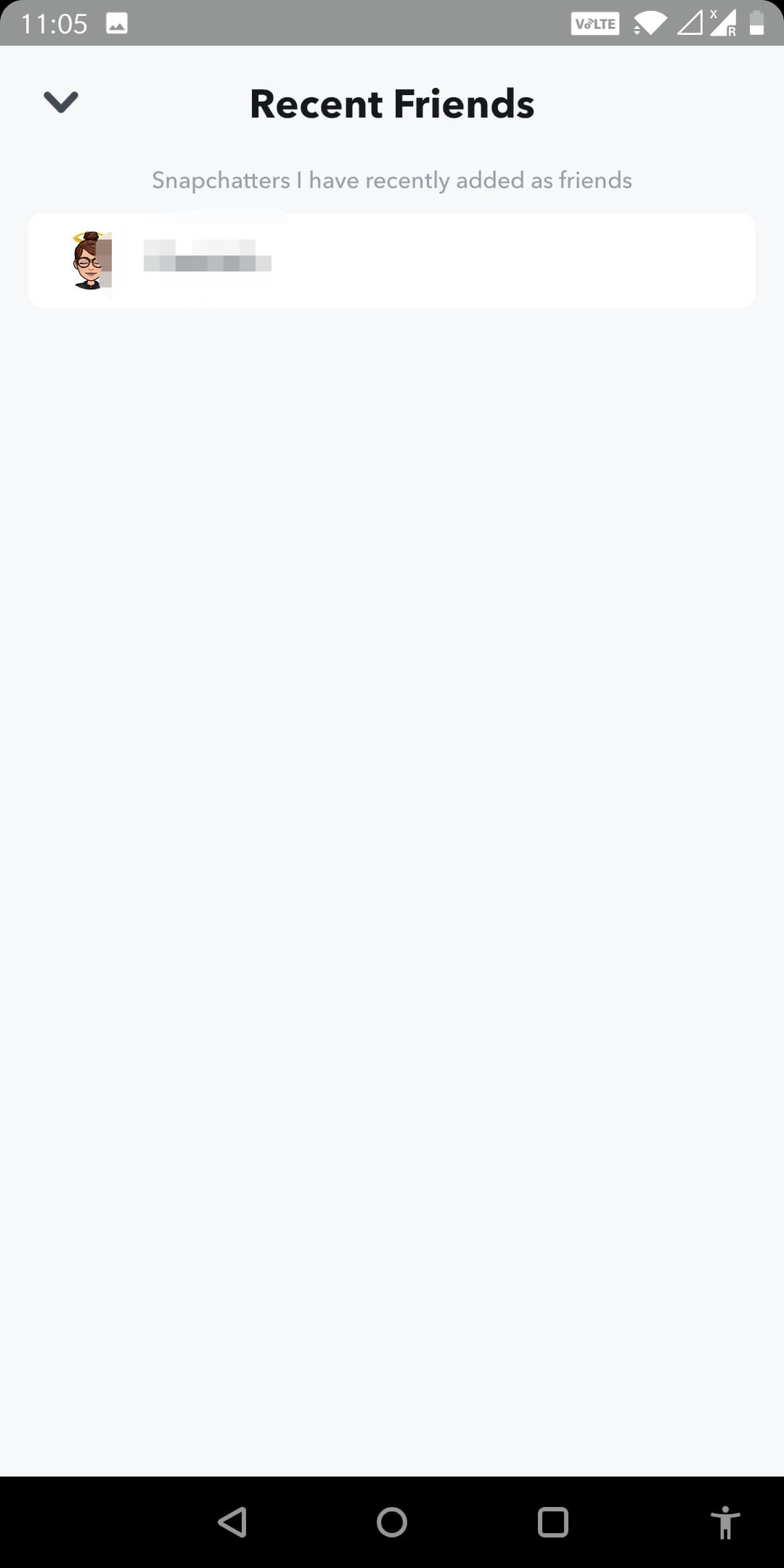 Când apăsați pe numele unui utilizator, va apărea o „pop-up”.