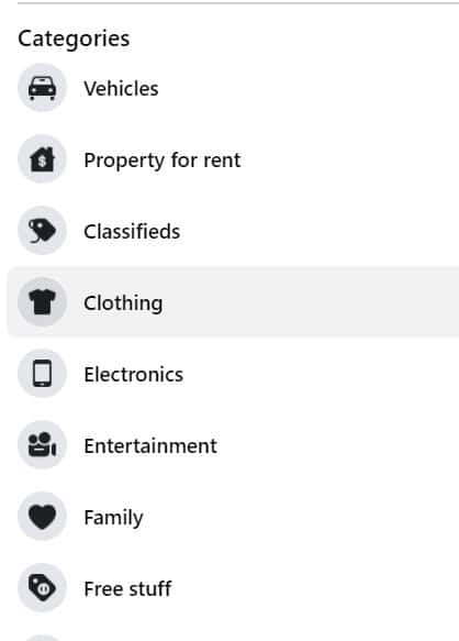 Sélectionnez la classe de l'objet que vous recherchez