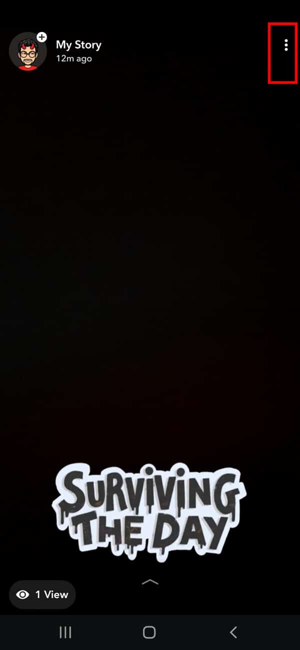 vous devez appuyer sur le menu à trois points dans le coin supérieur droit de votre écran.