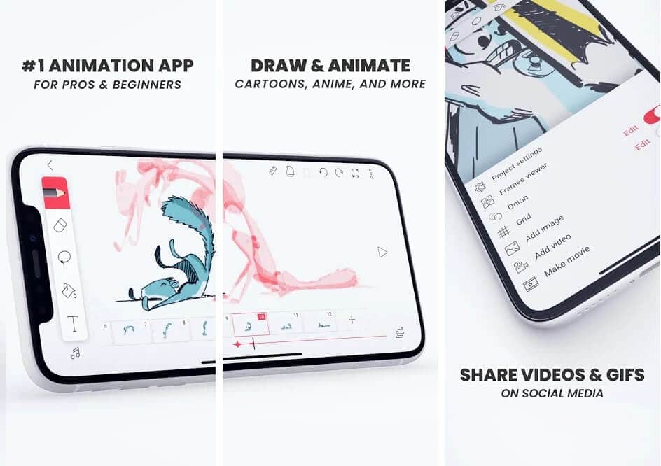 FlipaClip | 19 meilleures applications pour vous dessiner pour les utilisateurs Android et iOS