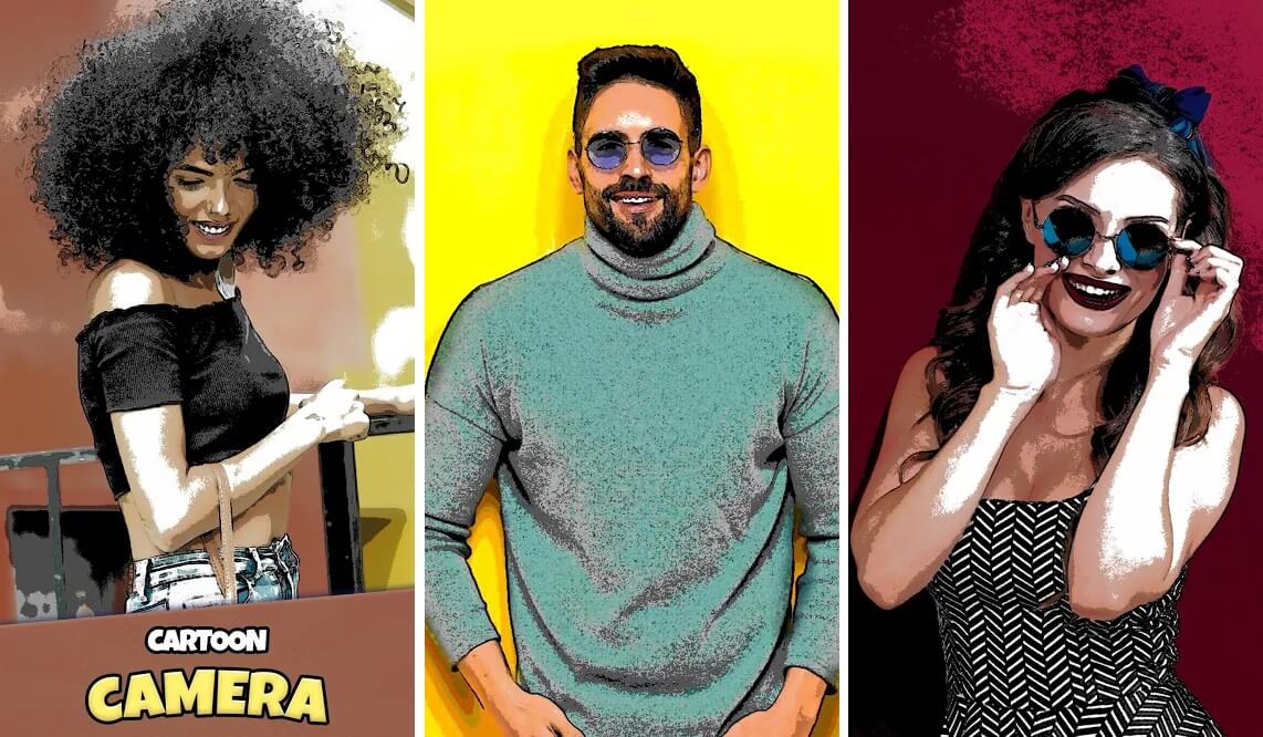 Caméra de dessin animé