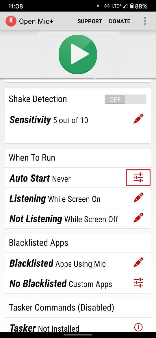 Appuyez sur le menu de configuration devant le démarrage automatique
