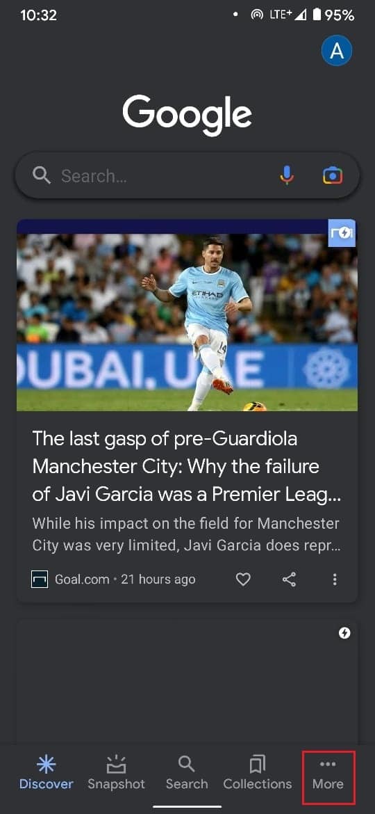 Ouvrez Google et appuyez sur trois points en bas | Comment changer le mot de réveil de Google Home