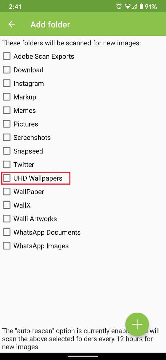 浏览您的设备文件并选择文件夹 |如何在 Android 上更改壁纸