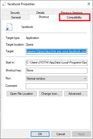 单击兼容性按钮 |已解决：辐射 4 模组无法正常工作
