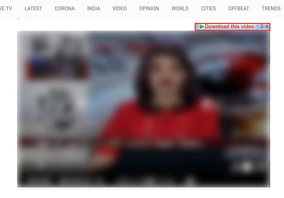 Cliquez sur le bouton de téléchargement bleu pour enregistrer la vidéo