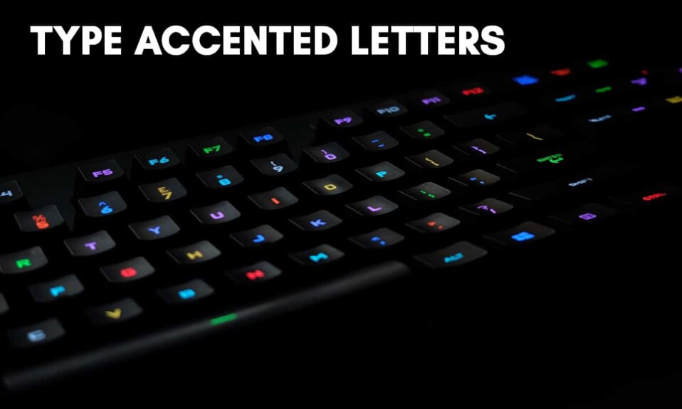 Comment taper des caractères avec des accents sous Windows