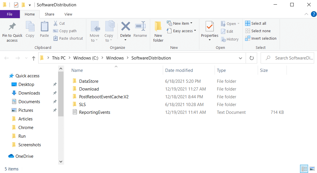 Pergi ke alamat yang disebutkan di bawah ini di File Explorer