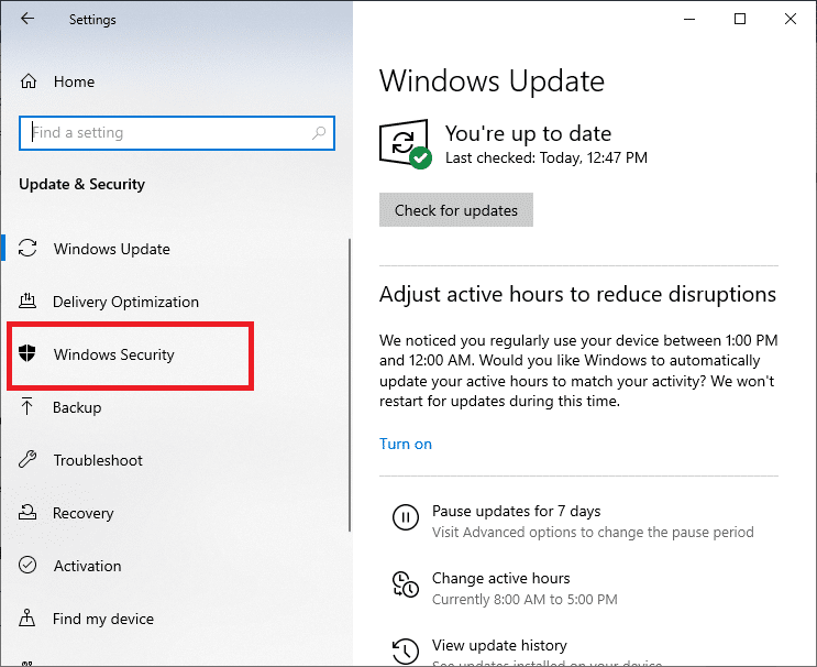 Lorsque vous êtes dans le menu de sécurité, appuyez sur le bouton Sécurité Windows | Corrigé : erreur de lancement de Blade and Soul