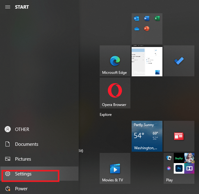 Accédez à l'icône Paramètres | L'imprimante ne répond pas : un bref guide pour corriger le problème "Le pilote d'imprimante n'est pas disponible"